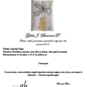 Póster Orquídea Negra - Imagen 4