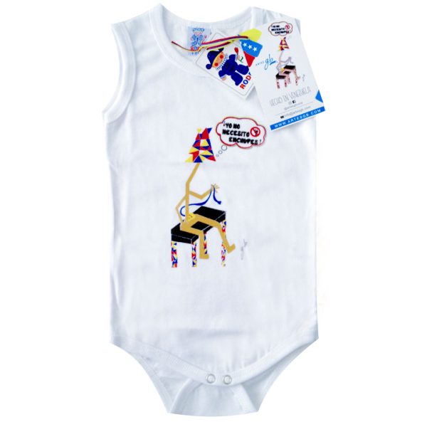 BODY DISEÑO DESENCHUFADO GB (BLANCOS) BEBES S/MANGAS MARCA RODES