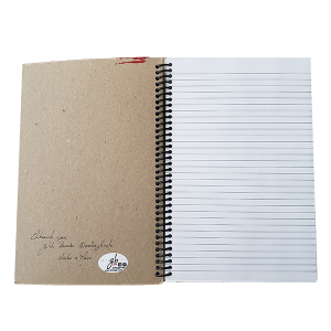Libreta Pintada a Mano. Búho máscara Veneciana - Imagen 3