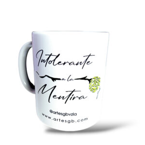 Tazas Intolerante a La Mentira Amarilla