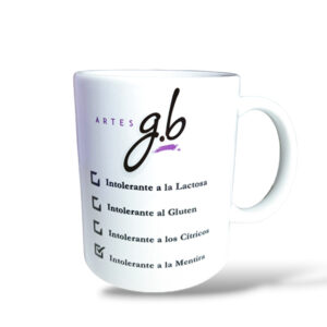 Tazas Intolerante a La Mentira Lila - Imagen 2